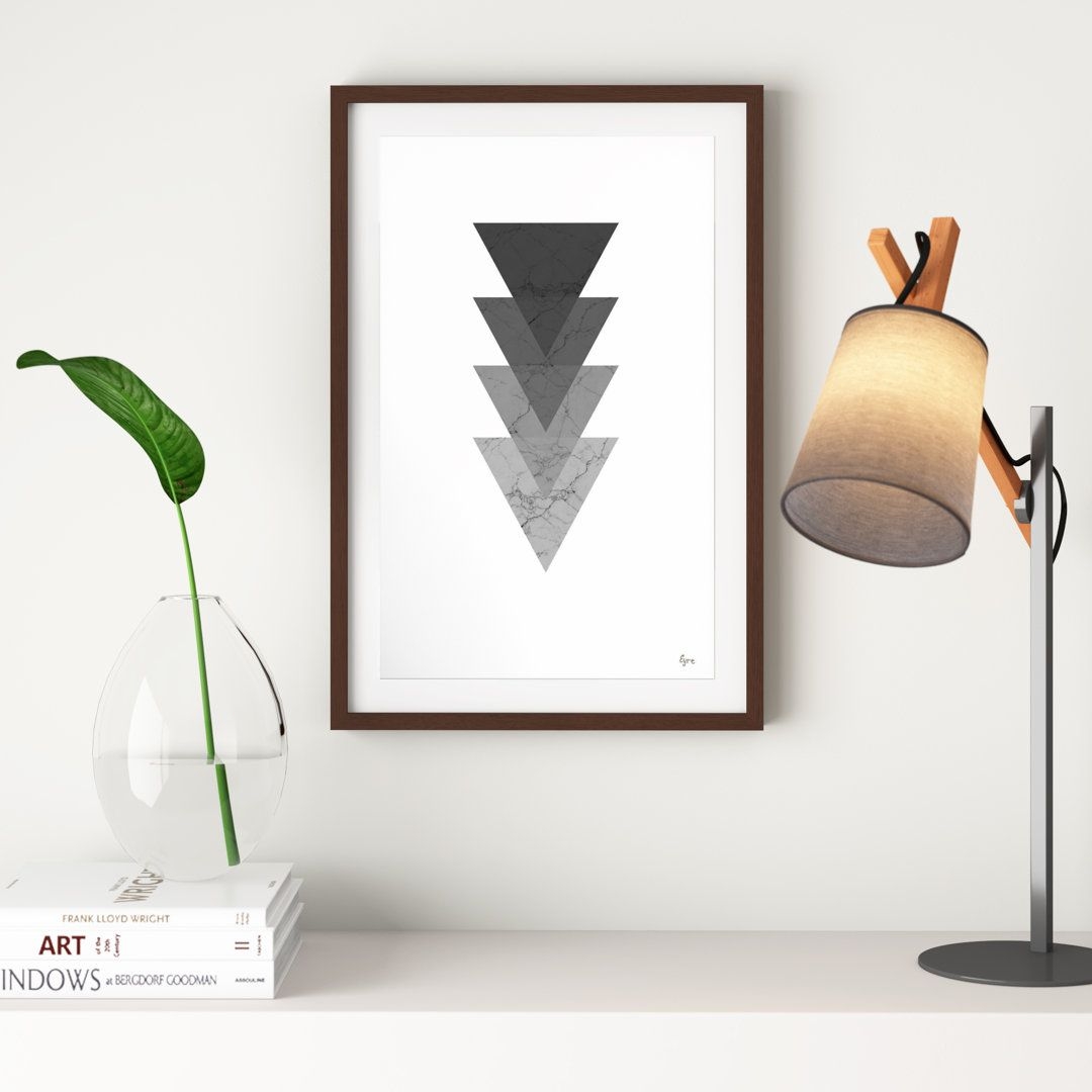 Elemental Descension by Eyre Tarney - Picture Frame Painting on Paper