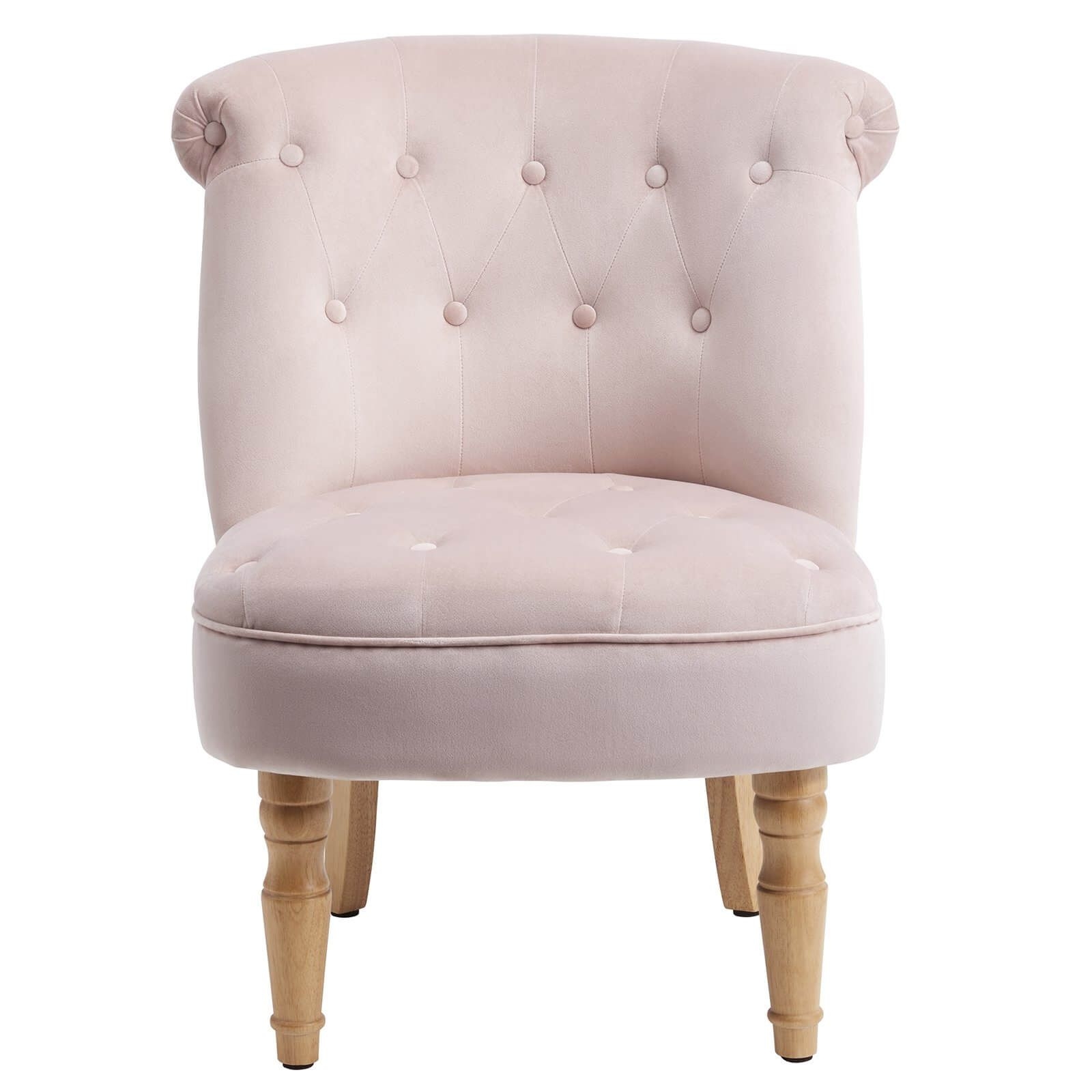 Emily Occasional Chair - Dark Blush Pink