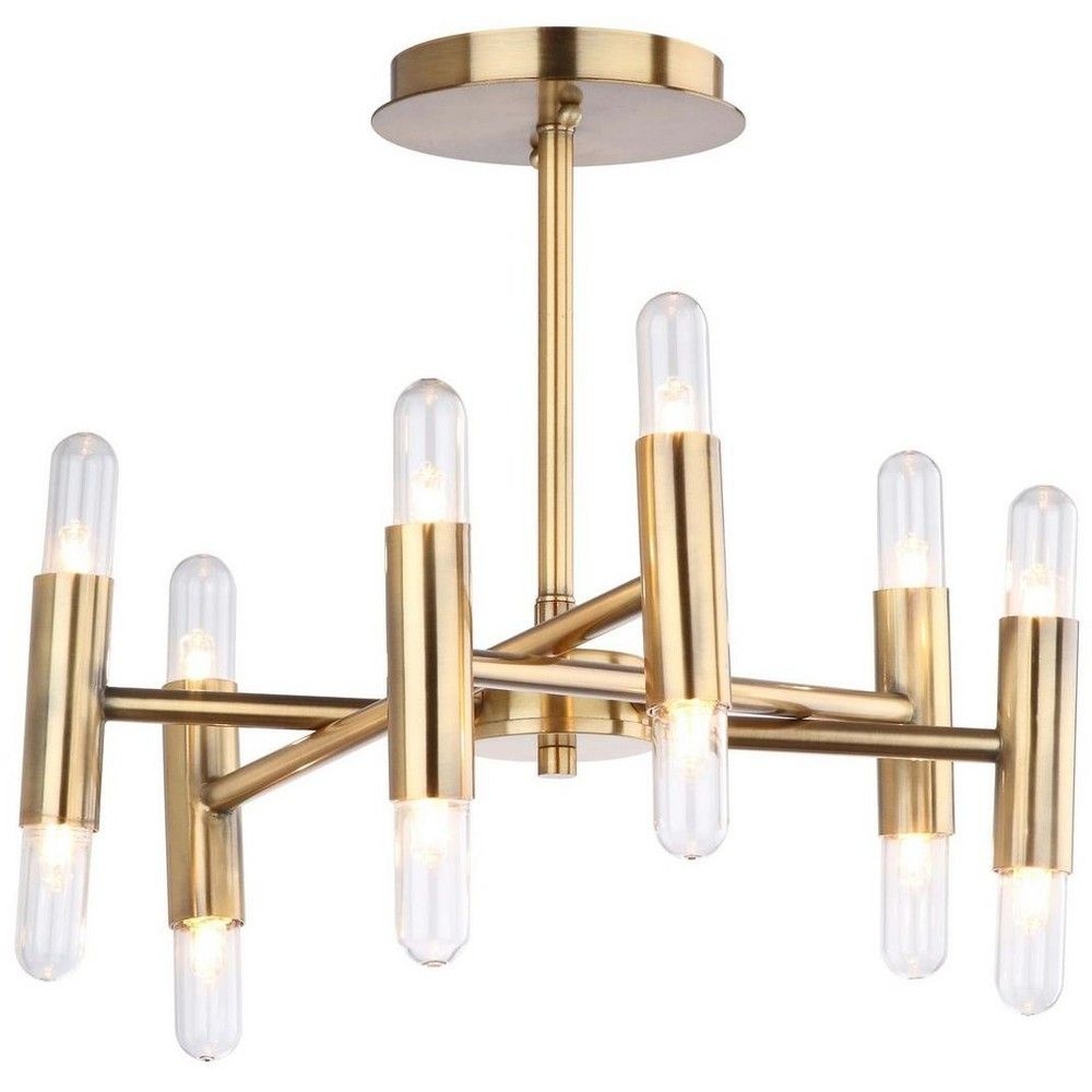 Fidelma Flush Mount - Gold - Safavieh