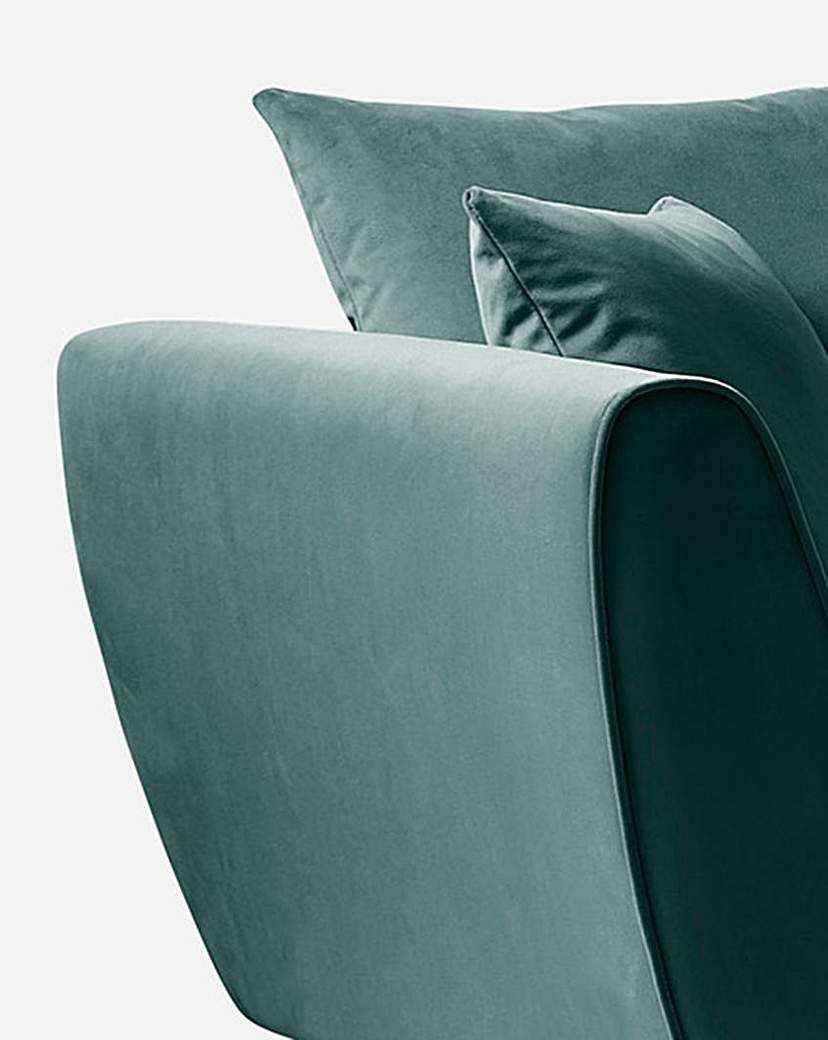 Gray & Osbourn Jonas Corner Sofa Green - Sofas