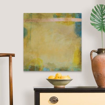 Ivy Bronx Illuminate by Julie Prichard - Painting Print on Canvas Canvas & Fabric in Brown/Yellow, Size 24.0 H x 24.0 W x 1.25 D in | Wayfair