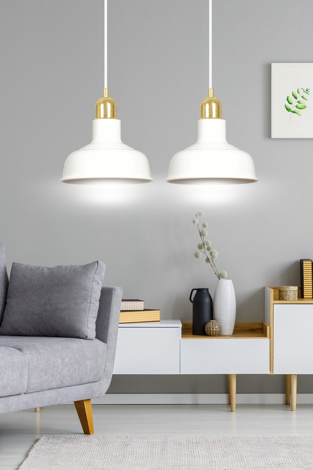 Lampa wiszca IBOR 2 WHITE