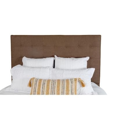 Leffler Home Sutton King Upholstered Headboard in Lisburn Rattan