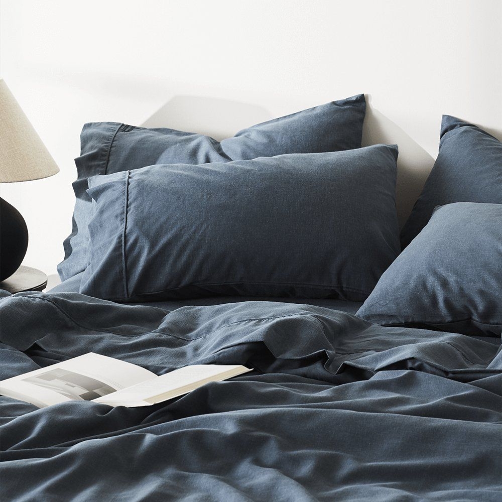 Linen+ Duvet Cover - Stone / Full/Queen