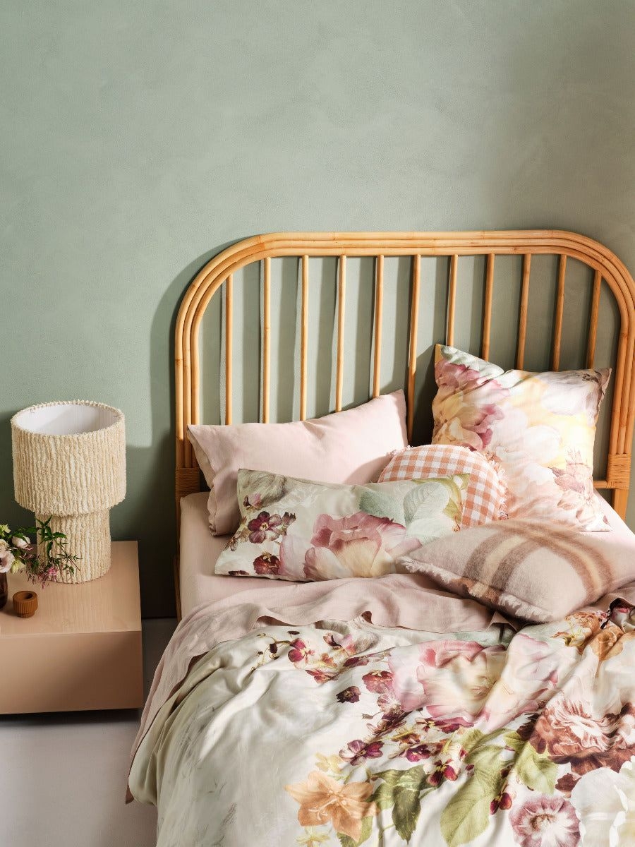 LINEN HOUSE EVELYN QUILT COVER SET - MULTI - Double