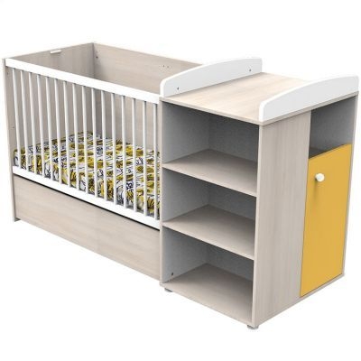 Lit bb combin volutif Yuzu (60 x 120 cm volutif en 90 x 190 cm)