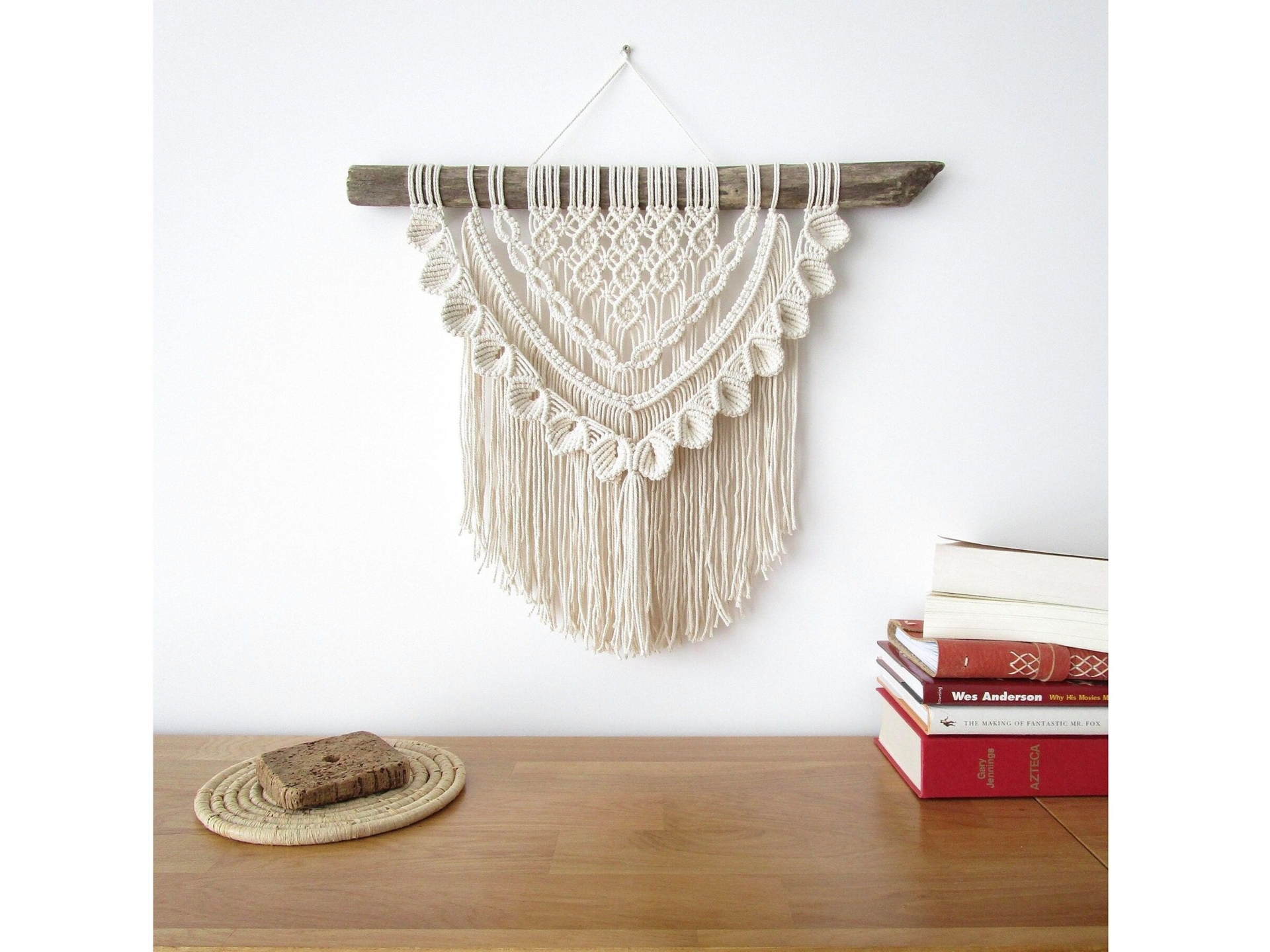 MACRAME PATTERN / Bohemian wall hanging / Macrame tutorial / Wall decor / How to / DIY / Intermediate level / English and French