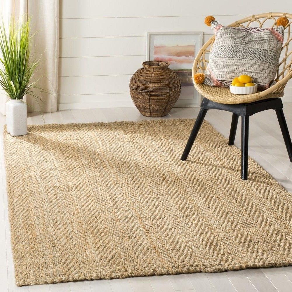 Natural Fiber NF263 Hand Woven Indoor Area Rug - Natural - 6'x9' - Safavieh