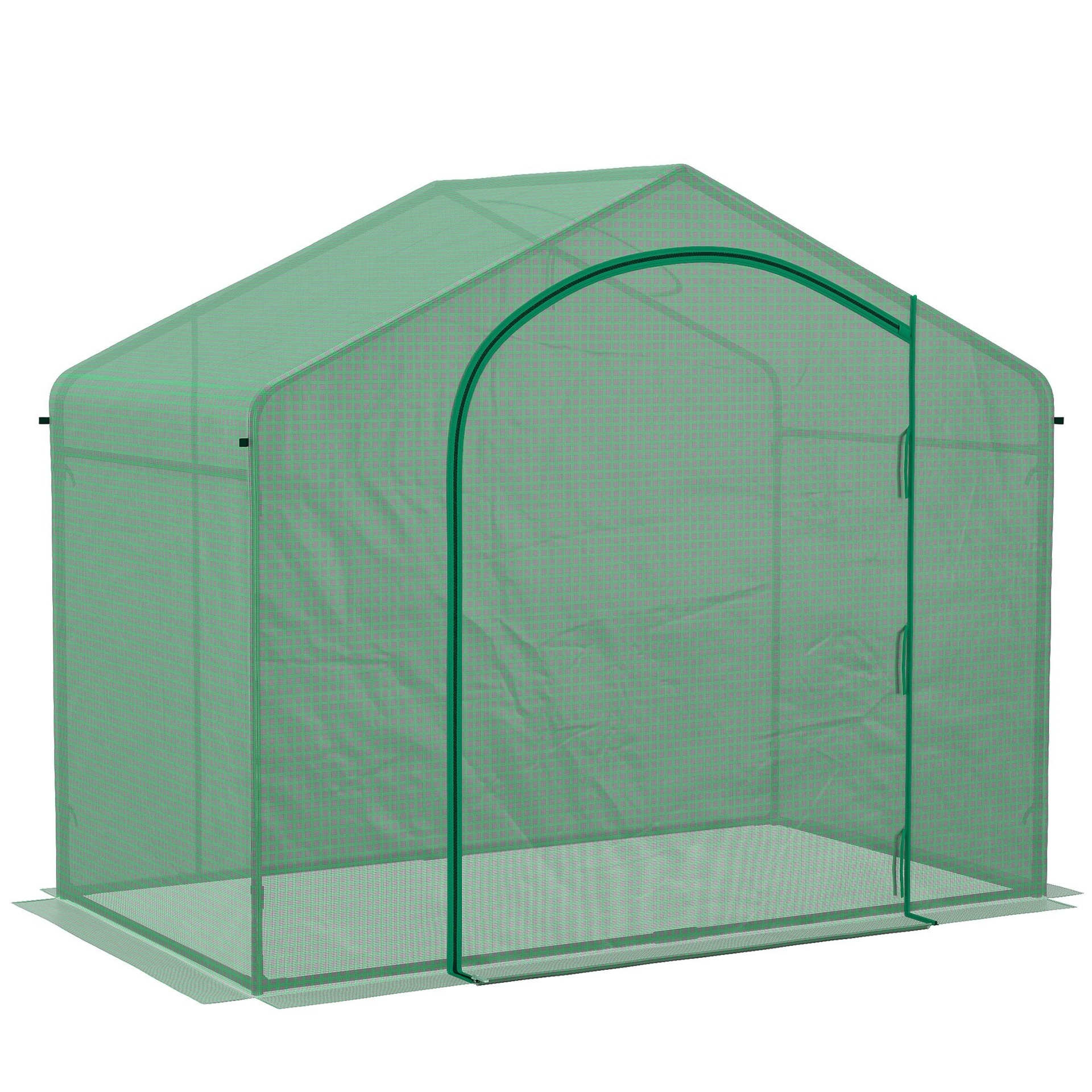 Outsunny 6' x 3' x 5' Portable Walk-in Greenhouse | Mathis Home