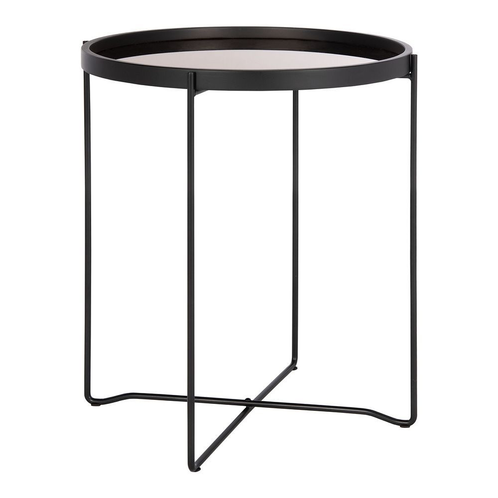 Safavieh Ruby Small Tray Top End Table, Black