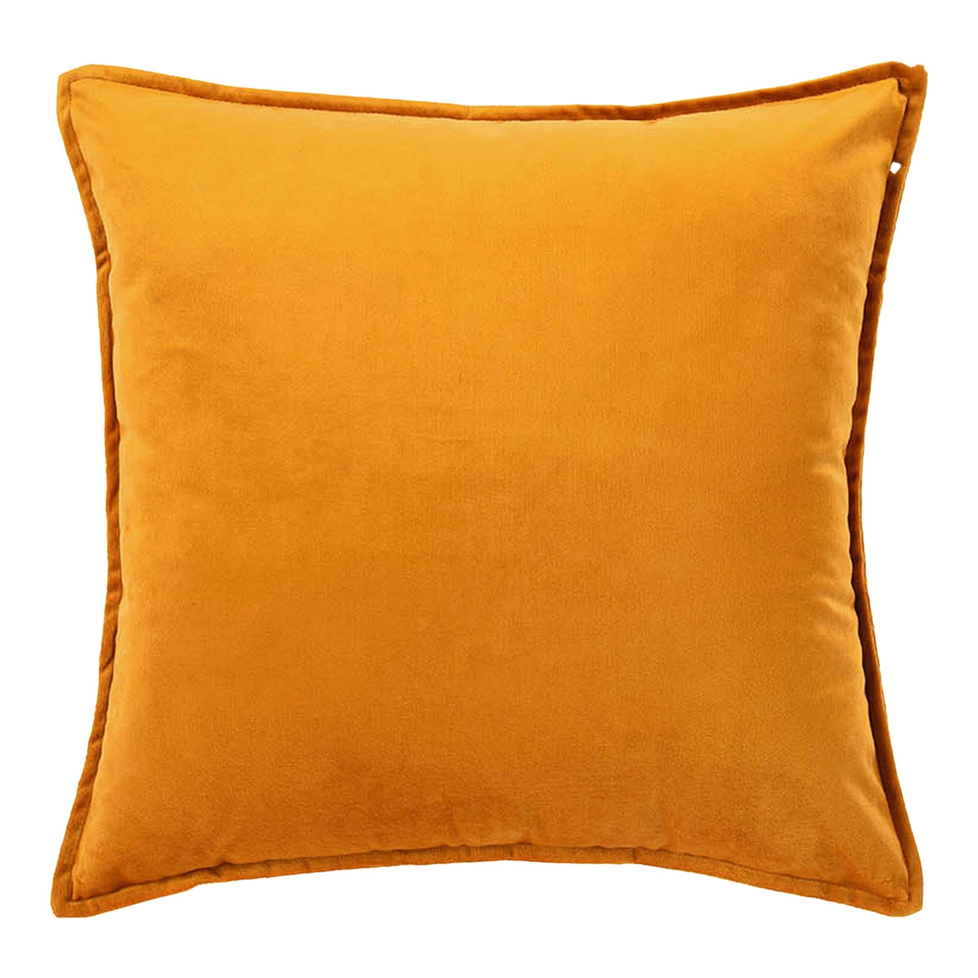 Samt-Kissenhlle, L:45cm x B:45cm, dunkel-gelb