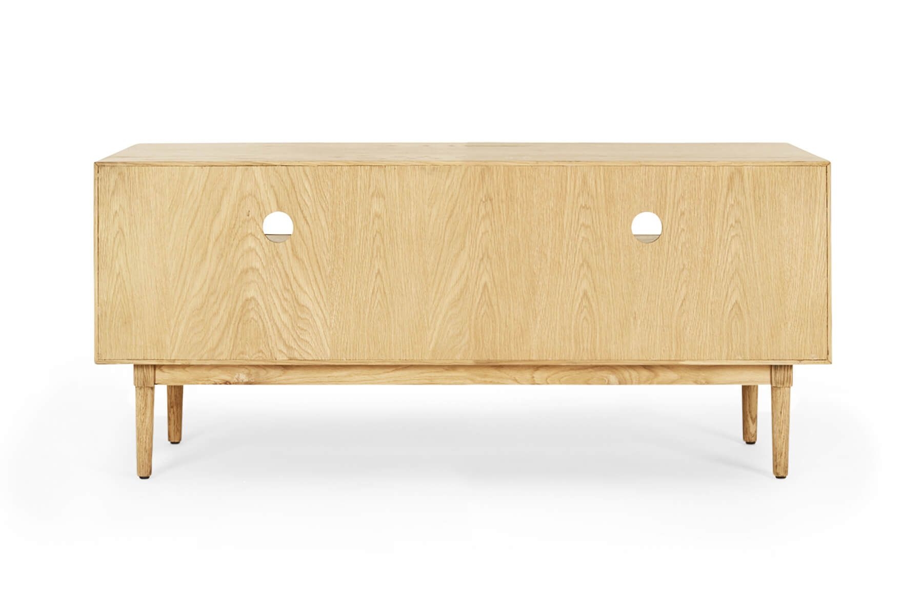 Tara 120 Scandinavian TV Unit, Solid Oak, by Lounge Lovers
