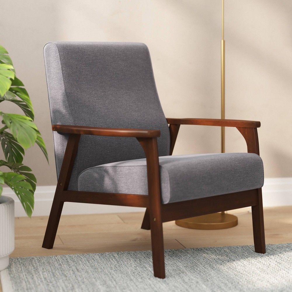 Taylor & Logan Lindley Arm Chair Dark Gray