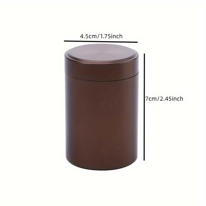 1pc, Mini Tea Iron Canister, Multicolor Metal Rectangular Storage Box, Container With Lid, Small Boxes Case, Tea Accessories, Kitchen Storange, Table Decorations