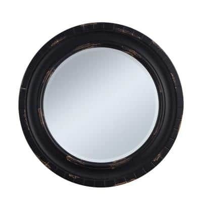 31.4 in. H x 31.4 in. W Classic Round Decorative Mirror