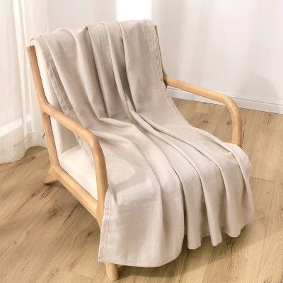 50"x70" Berkshire New Zealand Merino Wool Throw Blanket Light Brown - Berkshire Blanket Home & Co.