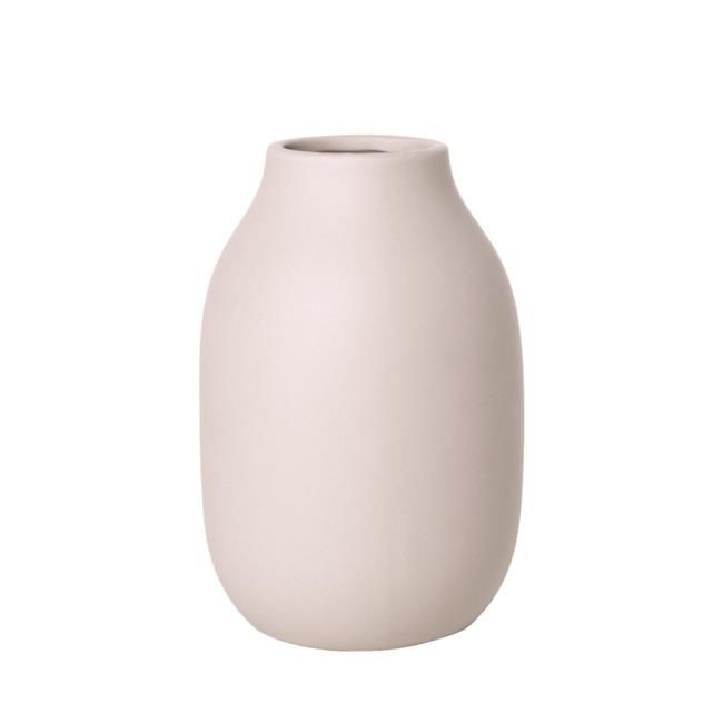 6 x 4 in. Colora Porcelain Vase, Rose Dust