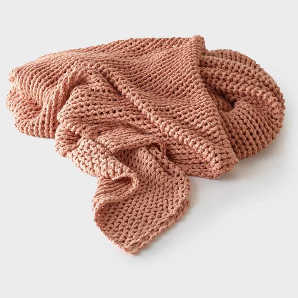 Abrazo Throw - Rose Dust - Rose Dust