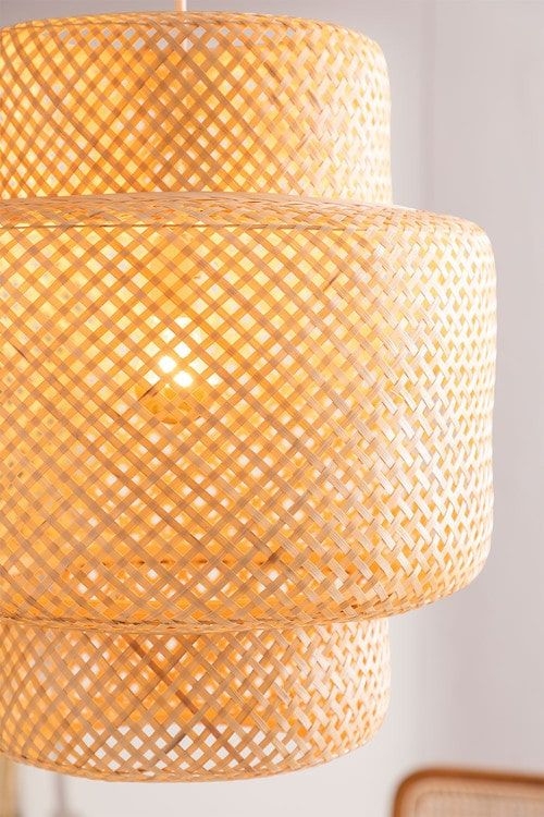 Bamboe Plafondlamp (45 cm) Lexie