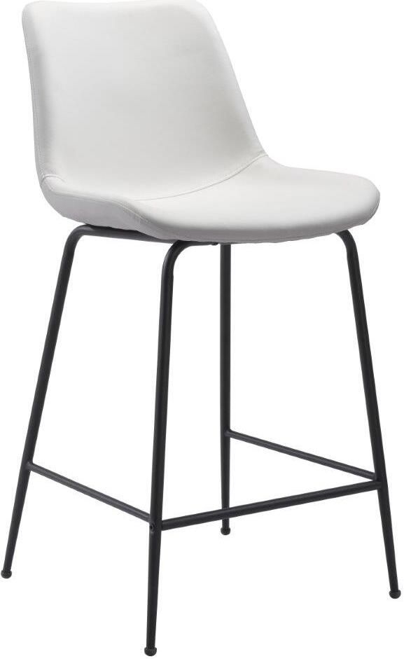 Byron Counter Chair White | 1StopBedrooms