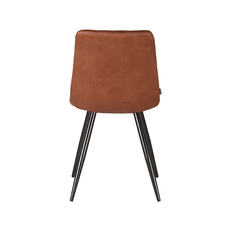 Eetkamerstoel Everly Cognac Microfiber | Cavetown