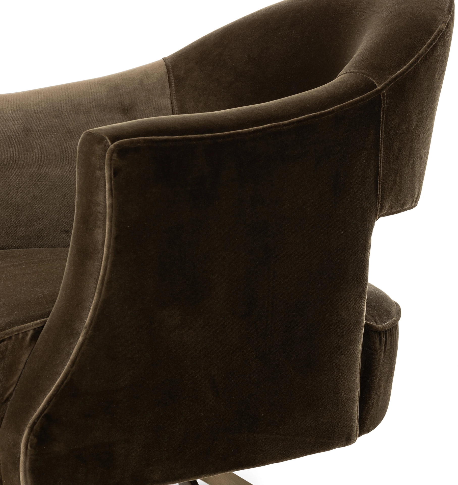 Four Hands Adara Desk Chair - Color: Surrey Olive