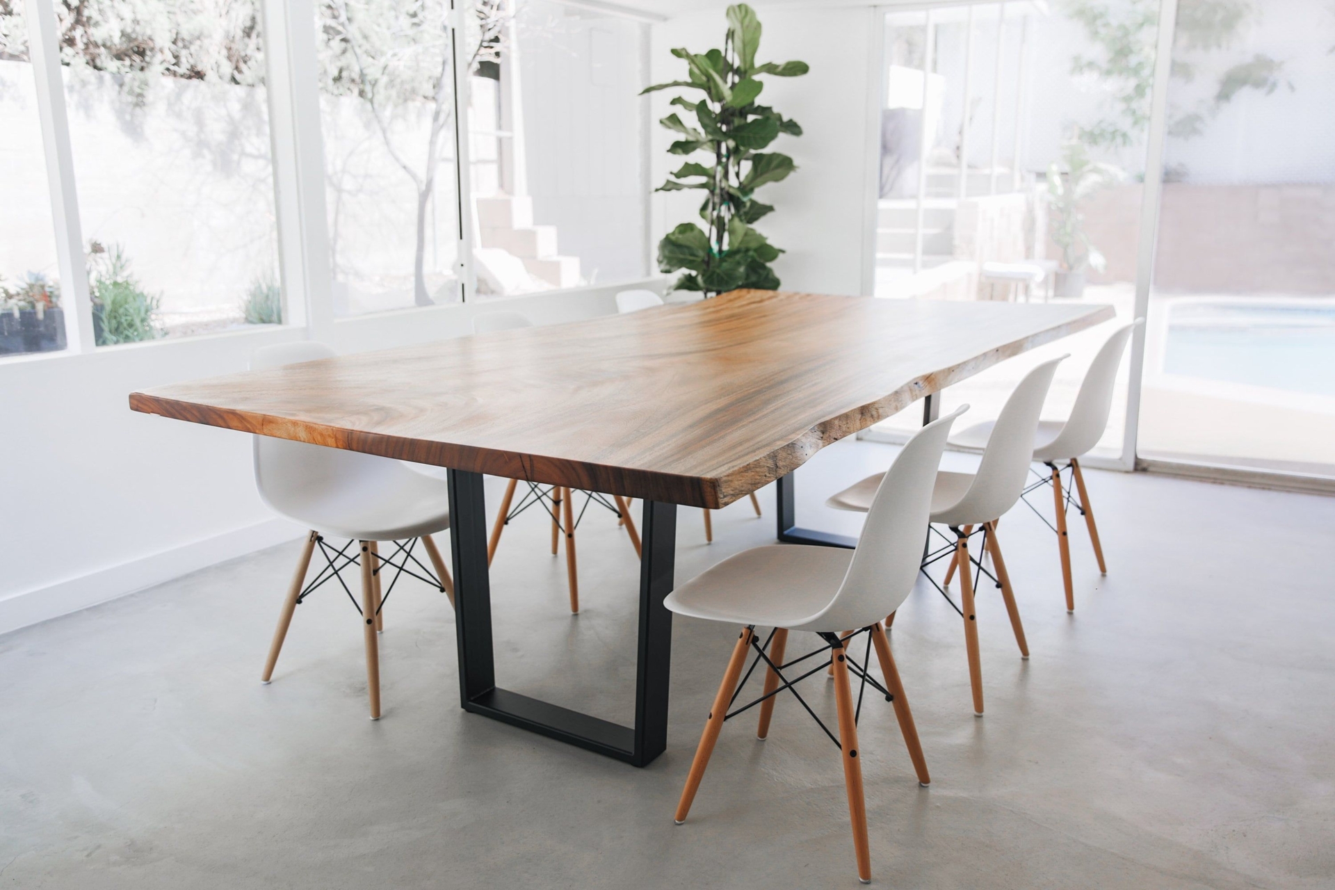 Live Edge Dining Table - Monkeypod