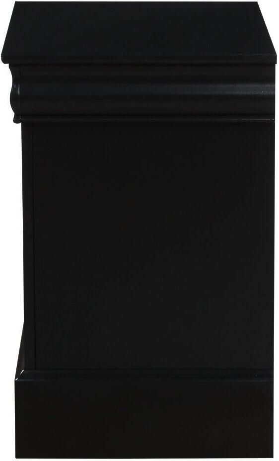 Louie Nightstand (Black) | 1StopBedrooms