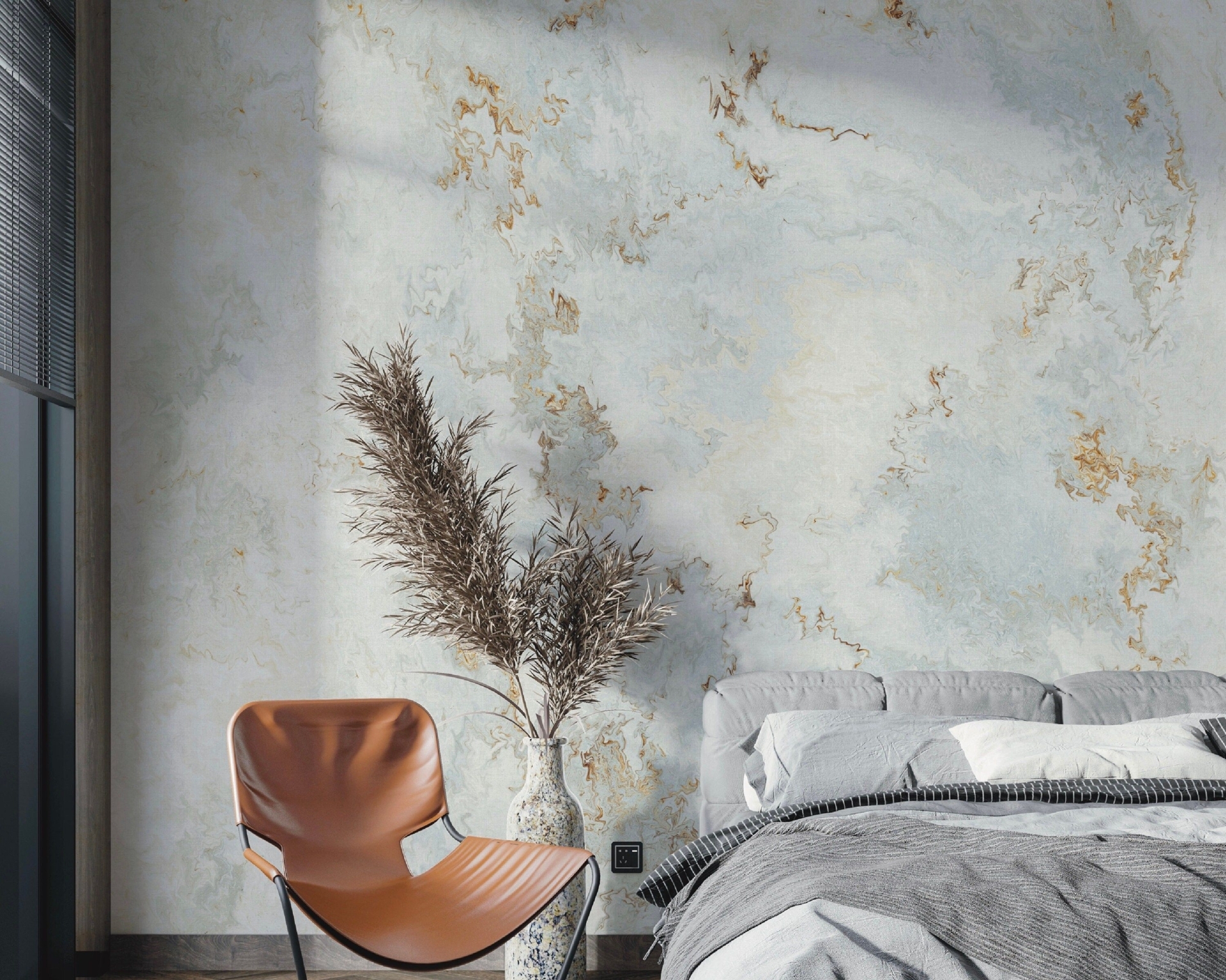 Modern Abstract Wallpaper, Pattern Wall Mural | Peel and Stick Self Adhesive or Pasted | Removable Wallpaper | Wallpaper Marble, Home Decor
