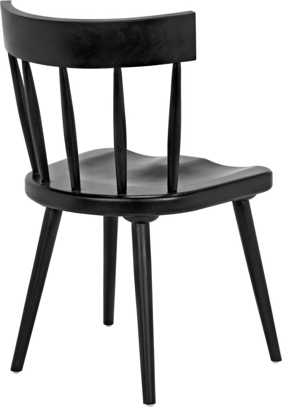 Noir Esme Chair - Finish: Hand Rubbed Black
