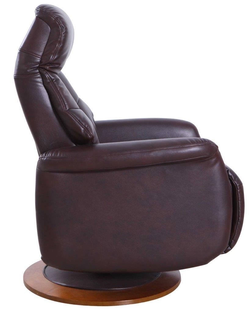 Orleans Recliner In Espresso Air Leather | 1StopBedrooms