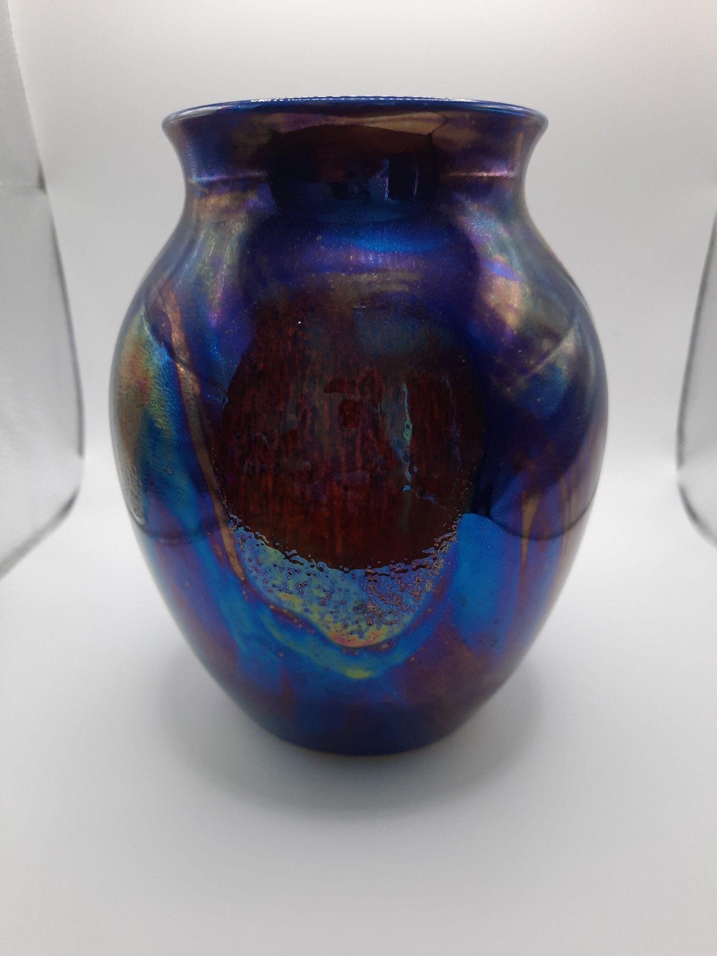 "Poole Pottery 8\" Vase- Cosmic Range"