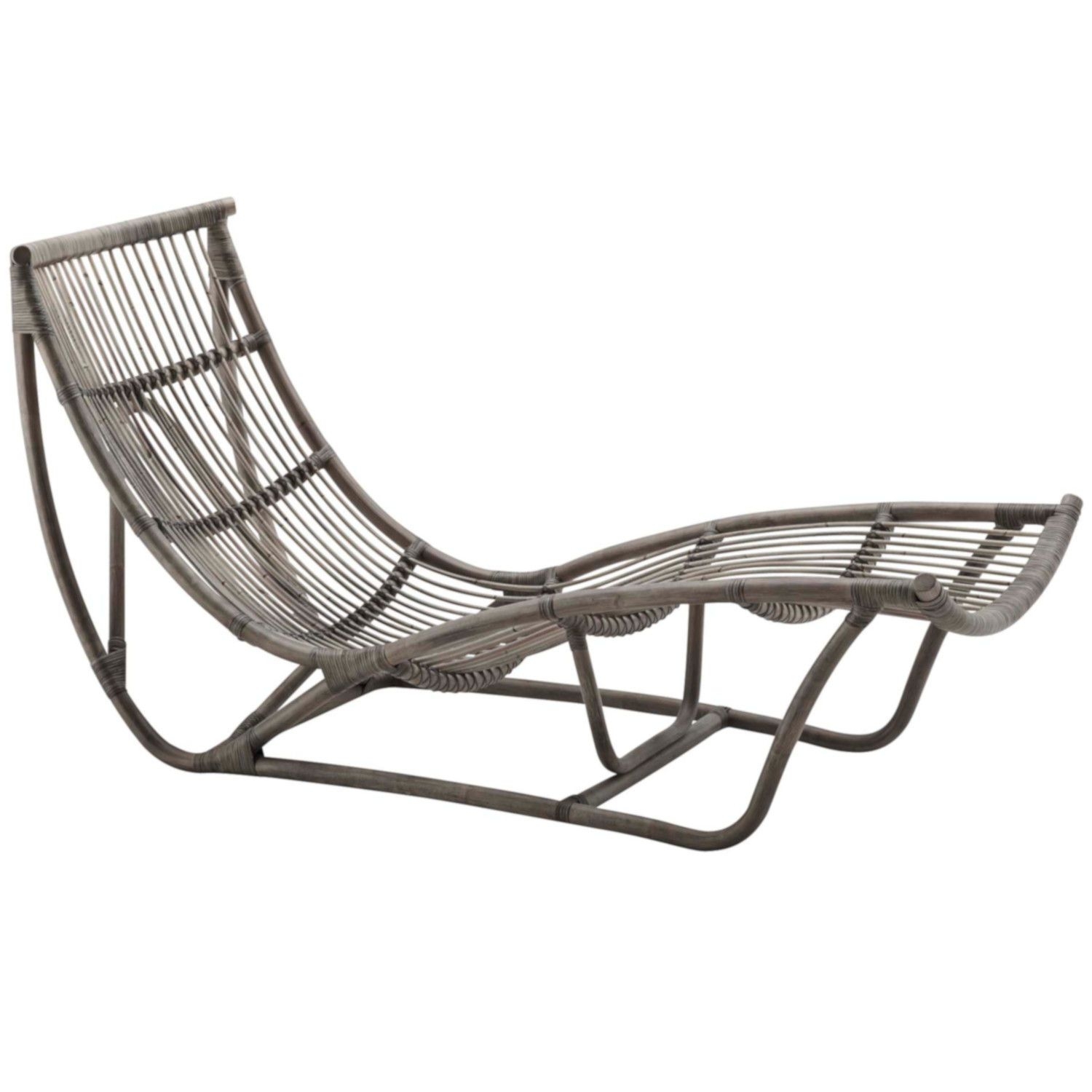 Sika Design 1025T Michelangelo Chaise Lounge in Taupe Grey, Contemporary & Modern | Bellacor