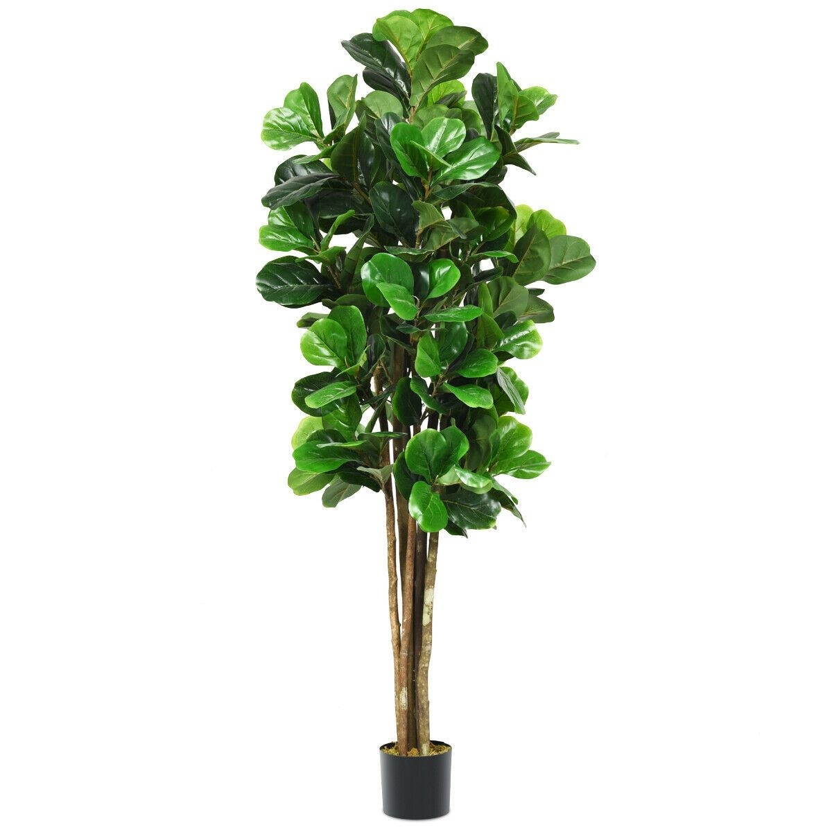Slickblue 6-Feet Artificial Indoor-Outdoor Home Decorative Planter in Green | Mathis Home