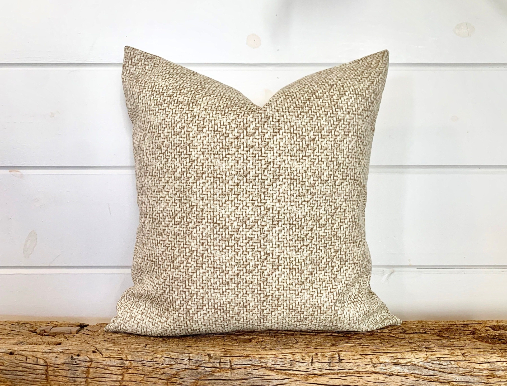 Tommy Bahama pillow cover, Tan outdoor pillow, cushion, decorative throw pillow, Ecru pillow, accent pillow, outdoor pillow