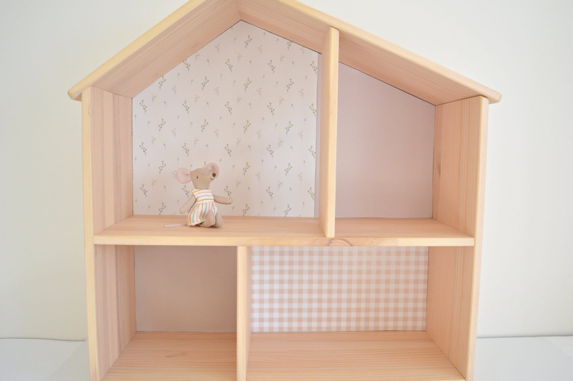 Wallpapers for IKEA FLISAT doll's house | Country wildflower | Dollshouse wallpapers