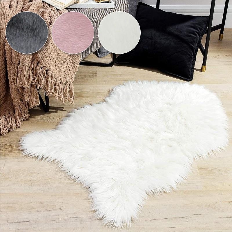 1buc, Covor de lux super moale, pufos, covor din piele de oaie din blan artificial, covor decorativ din plu pentru canapea de noptier, pe podea, pepinier, decoraiuni interioare, covor pentru decorarea camerei