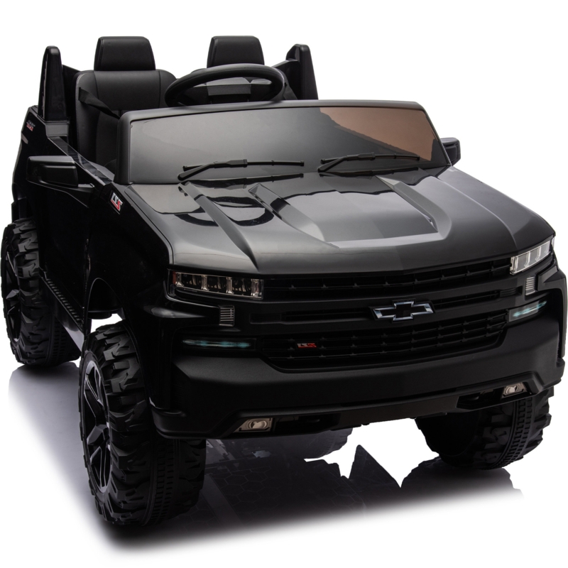 24V Ride on Toys, Licensed Chevrolet SUV 2-Seater Ride on Truck Car with Remote and Bluetooth