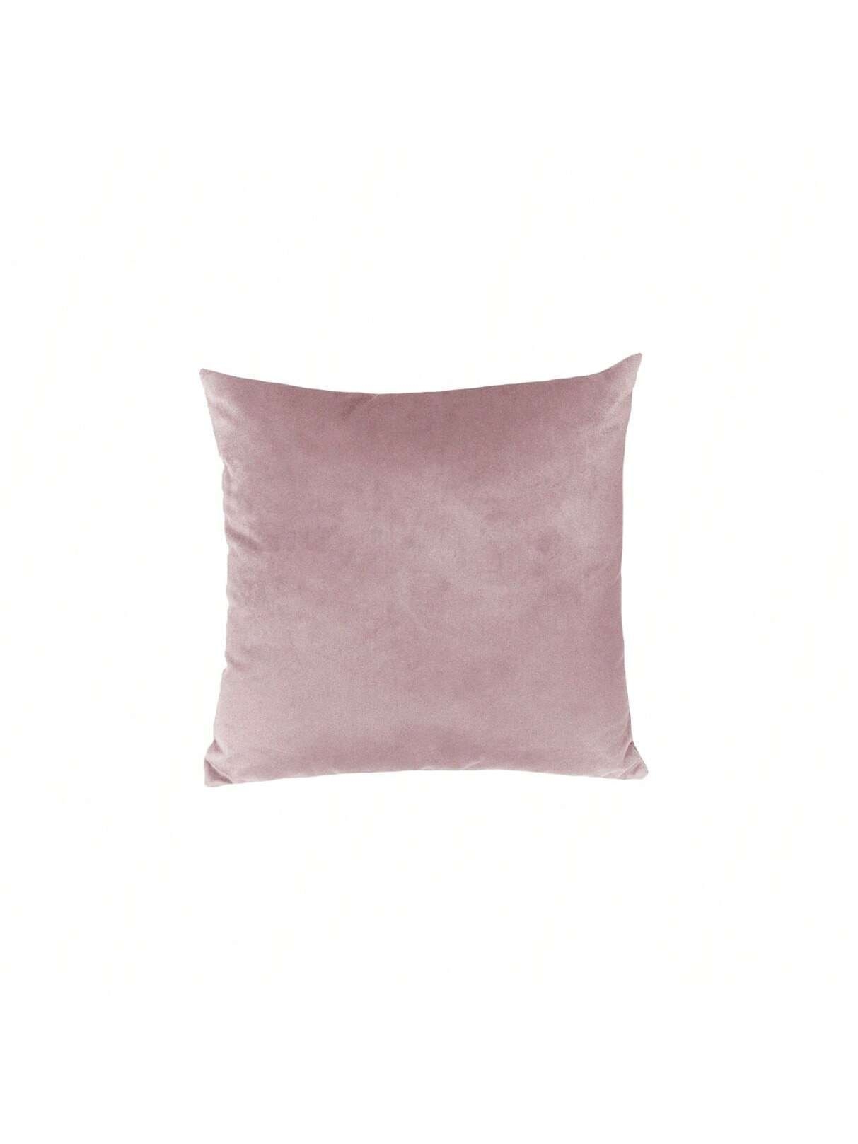 Almofada para Sofa Aveludada Rosa Antigo Rose 50x50cm