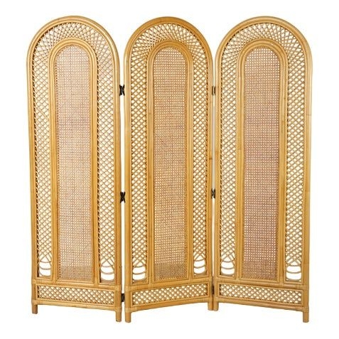 Bamboo and Rattan Screen, 1980s