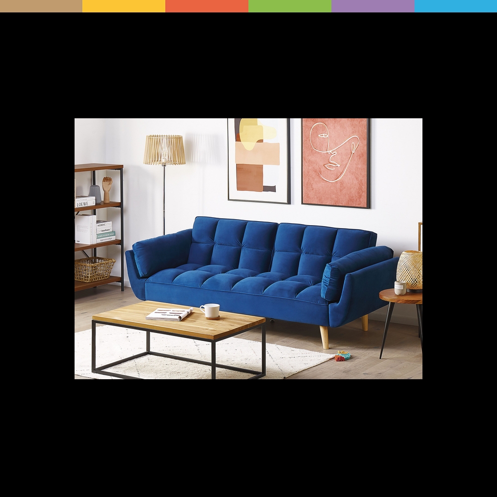 Beliani, Sofa, Asby (Bettsofa)