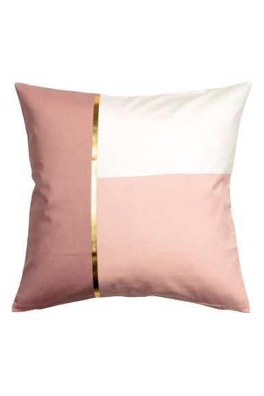 Block-coloured cushion cover