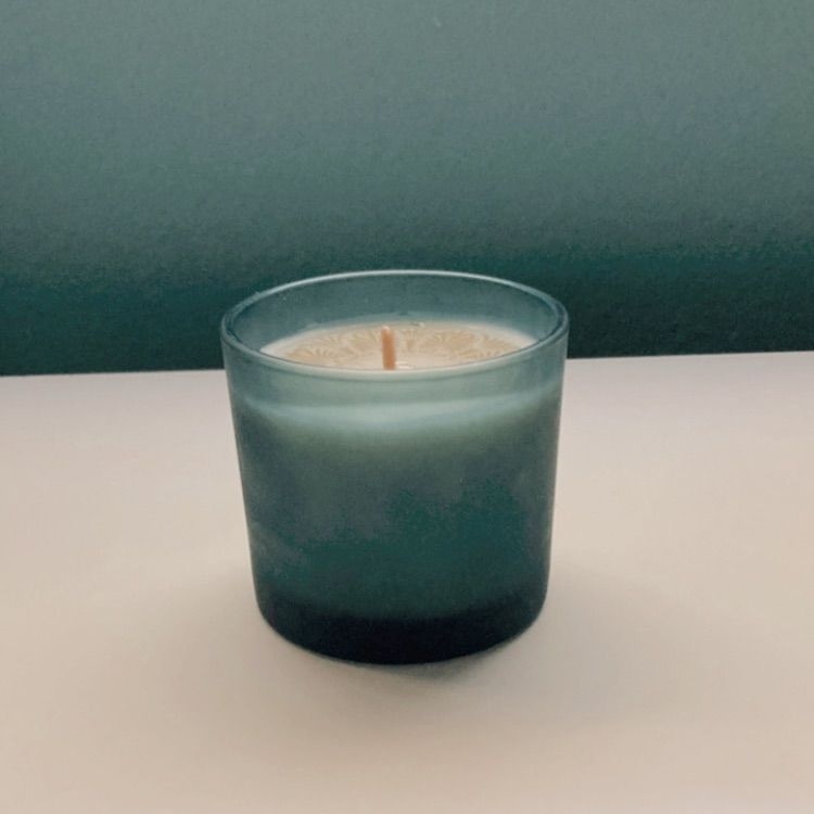 Brand New Teal Candle | Color: Blue/White | Size: Os
