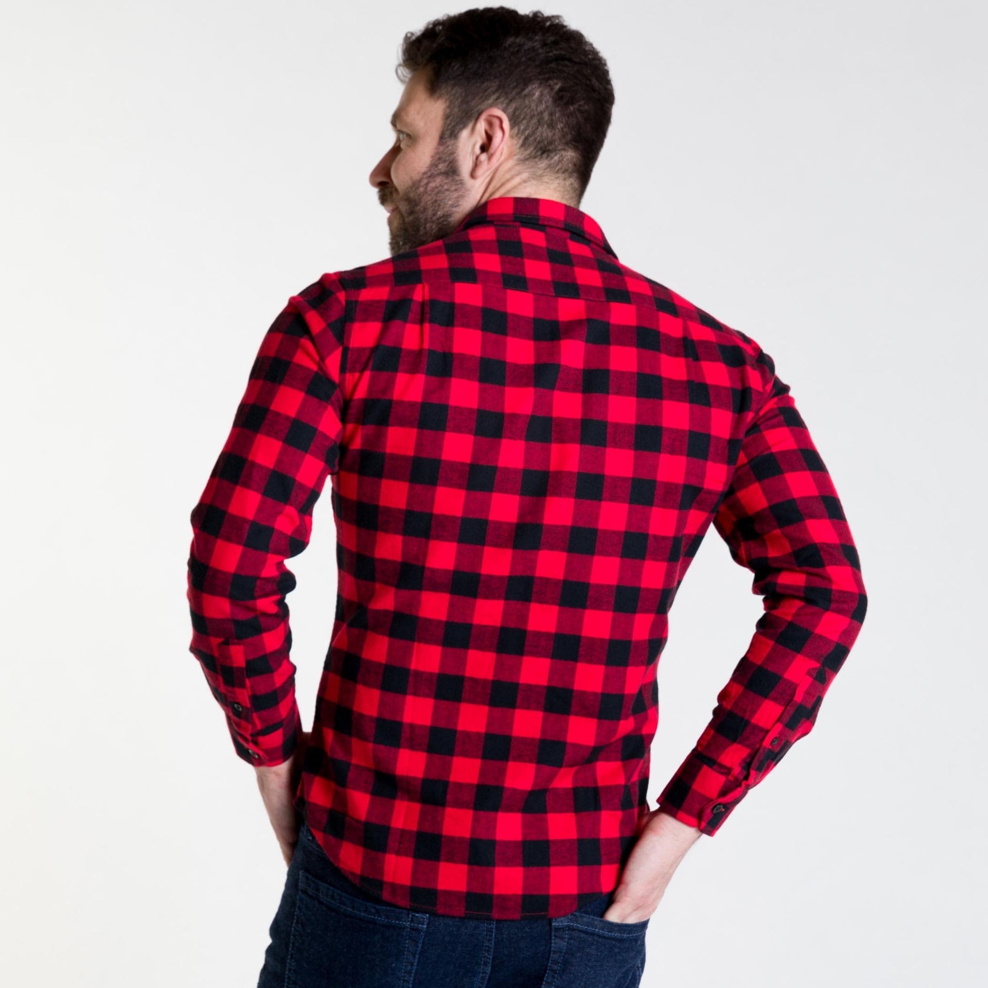 Buffalo Plaid Flannel Shirt - Buffalo Plaid / S / Standard