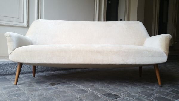 Canap suedois scandinave annes 50 restaur