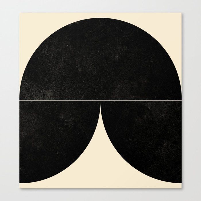 Canvas Print | Abstraction_new_black_landscape_geometric_pop_art_0119z by Forgetme - Large - Society6