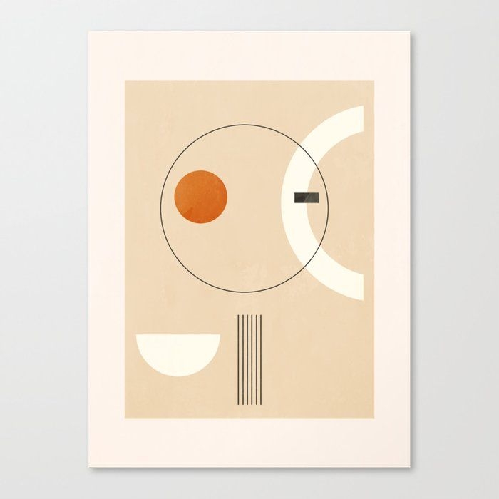 Canvas Print | Minimal Geometric Shapes 35 by Gaite - Large - Society6