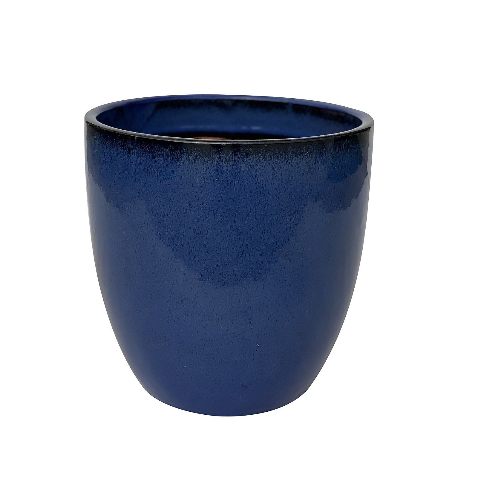 Chiswick Egg Imperial Terracotta Pot in Blue - 44cm