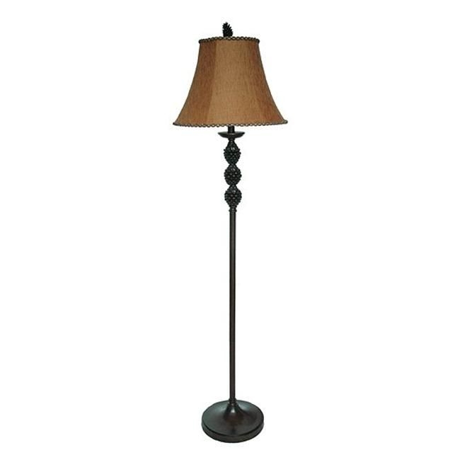 CrestView CVARP230 Pinecone Floor Lamp