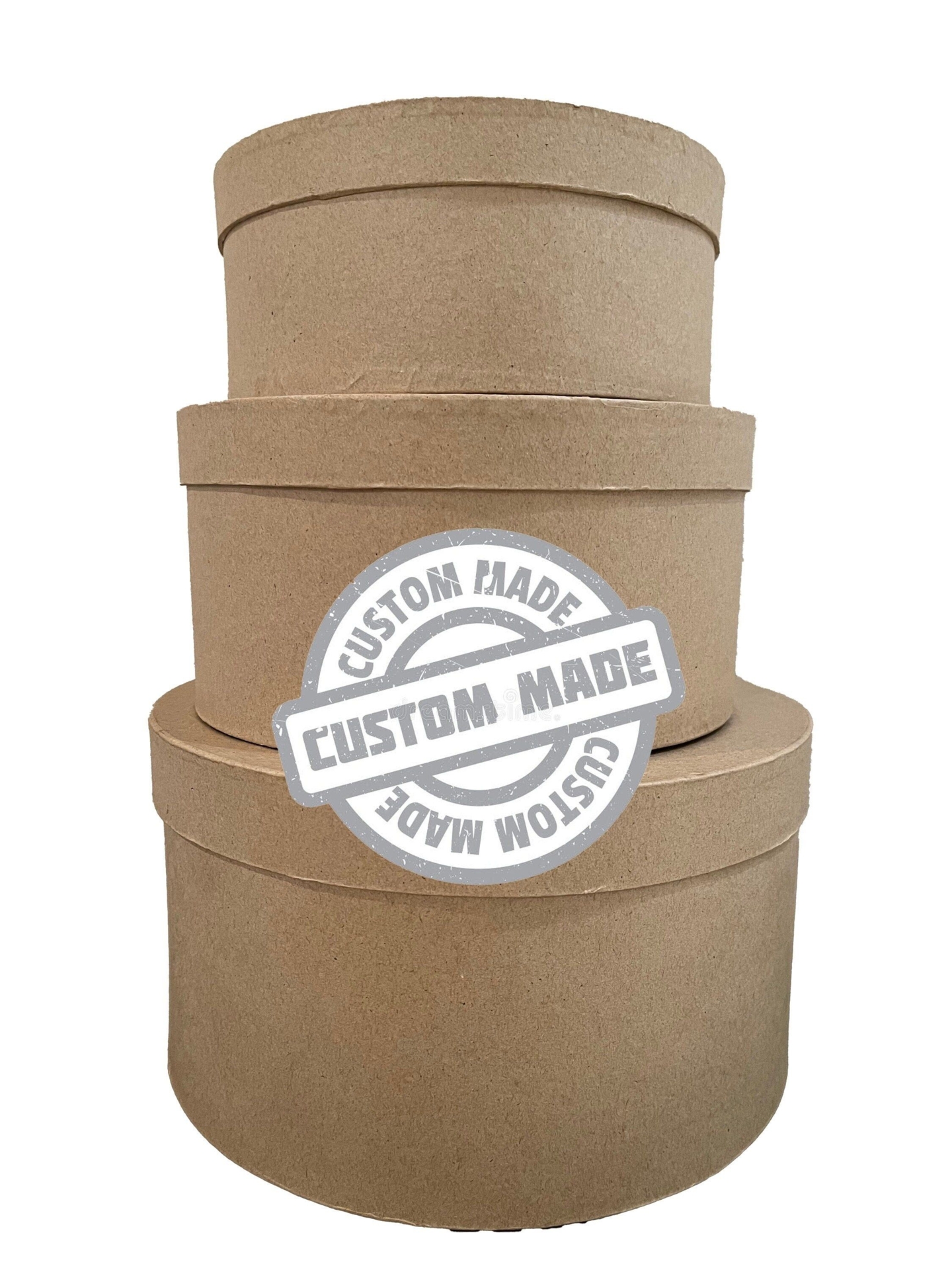 Custom Cake Paper Mch Gift Box - Large